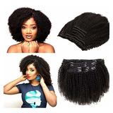 Saga Queen Hair Mongolian Afro Kinky Curly Clip En Extension