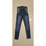 Jean Mujer Sisa Denim Talle 38 Color Azul Gastado