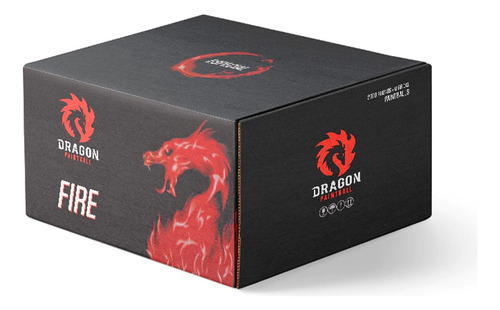 Bolinha Paintball Dragon Fire - 4000 Bolinhas *2 Caixas*