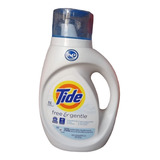 Tide Detergente De Ropa Líquido Free And Gentle 1,36lts 32l