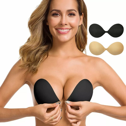 Bra Brasier Strapless Push Ups Invisible Full 2pk