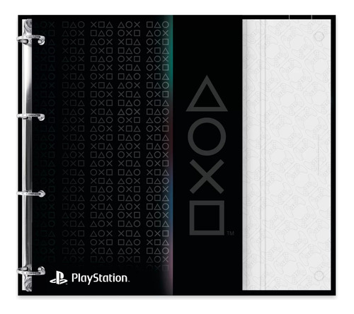 Fichario Caderno Argolado 10 Materias 160 Fls Playstation