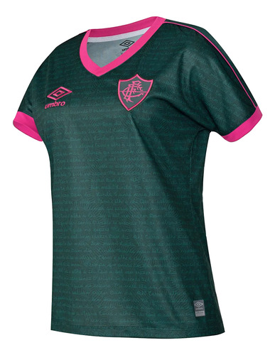 Camisa Feminina Fluminense Fc 2023 Uniforme 3 Verde Umbro