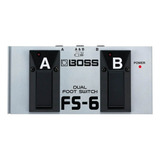 Pedal De Footswitch Duplo Boss Fs-6