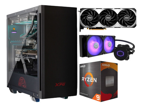 Pc Gamer 4070 Ti Ryzen 9 5900x Ram 32gb 1 Tb Ssd Nvme Wifi