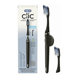 Oral-b Clic Cepillo De Dientes Manual, Color Negro Mate, Con