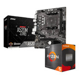 Combo Ryzen 5 5600g + Board Msi A320  Pro  Pc Colombia