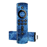Adhesivo Carbono Azul Compatible Con Amazon Fire Tv Stick 4k