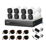 Kit De Videovigilancia Cámaras Dahua 2 Mpx Dvr 8ch+2 Ip