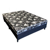 Cama Box Casal Conjugado Ortopédico Pérola Negra 138x188x53