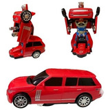 Juguete Transformer Land Rover Robot Rojo