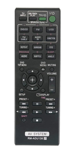  Control Para Sony Av System Dav-tz140 Hbd-tz130 Hbd-tz140