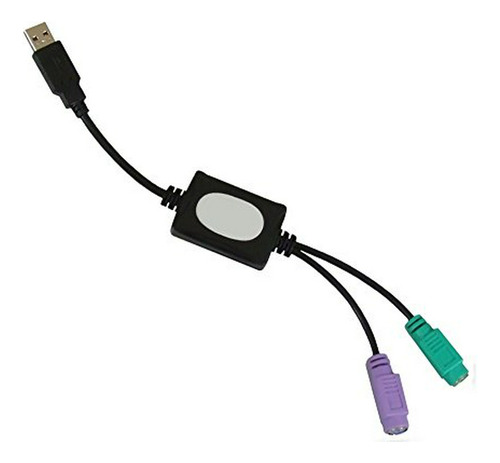 Dual Ps2 2 To Usb1 Adapter