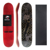 Shape Skate Black Sheep Marfim 8.0 Pro + Lixa Emborrachada