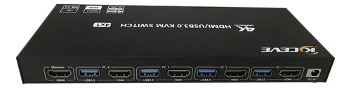 Conmutador Kvm Kvm 3.0hdmi 2/4 Monitores Usb Ordenadores 2