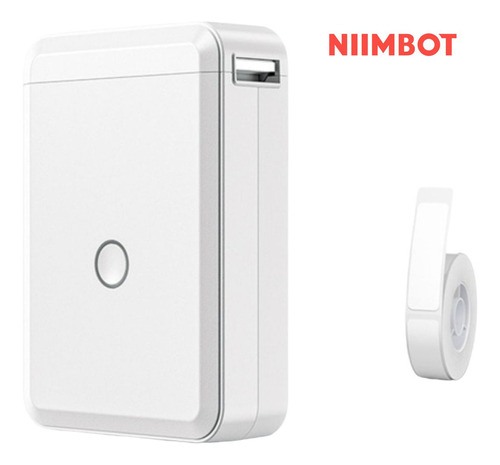 Impressora De Etiqueta Portátil Niimbot D110 Mini + 1 Rolo