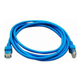 Ghia Cable De Red Gcb-011. 2 Metros, 100% Cobre, Color Azul