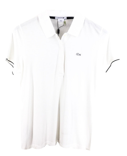 Lacoste Chomba Mujer Manga Corta Pique Pf9236