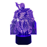 Lámpara De Escritorio Berserk Decoration Light 3d Con Luz No