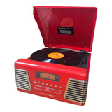 Toca-discos Vinil Retro Crosley Vermelho 26.893 Classic