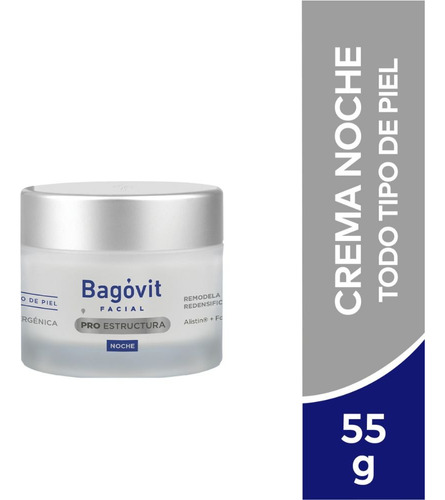 Bagovit Crema Facial Pro Estructura Noche Anti Edad X 50 Gr