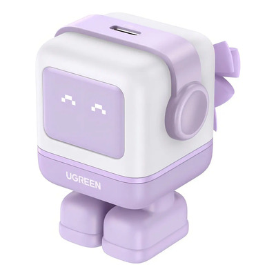 Cargador Usb C 30w Ugreen Nexode Robot Gan Carga Rápida Lila | Envío gratis