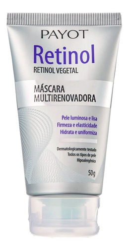 Máscara Multirenovadora Facial Payot Retinol Vegetal 50g