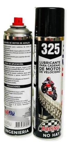 Lubricante Cadena Motos De Pista Moliflu 325