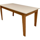 Mesa 1.40 Escandinava Nórdica, Madera Laqueada. Comedor