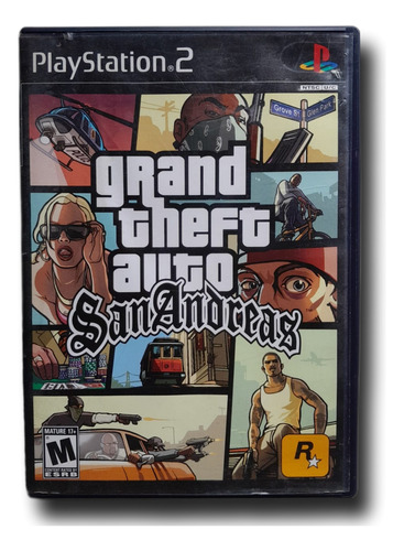 Grand Theft Auto San Andreas Ps2 (leer Descripción) Wird Us