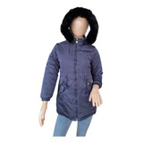 Parka Campera Reversible Nena Adolescente Talle 10 A 18 F312