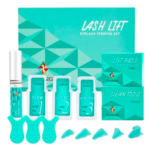 Kit Profesional Lash Lifting Rizado Pestañas Iconsign Pro Color Transparente