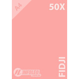 50 Folhas Papel Color Plus Fidji Rosa Chá A4 180g