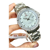 Reloj Naviforce 9187 Circones Incrustados + Envio