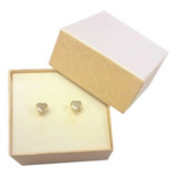 Aros Abridores Perno Oro 18k C H Corazón C/piedra Envio Grat