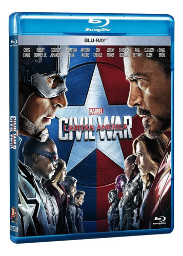 Capitan America Civil War Guerra Marvel Pelicula Blu-ray