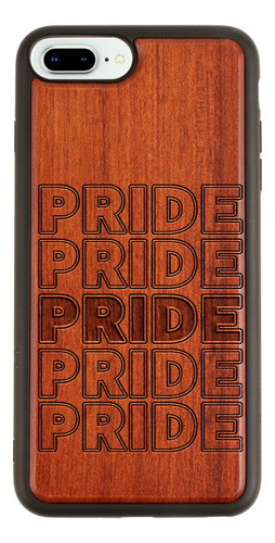 Funda Para iPhone Madera Uso Rudo Diseño Pride Gay Lgbt