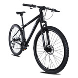 Bicicleta Aro 29 Gallo Duster Freio Disco 24 Marchas Cor Preto/prata Tamanho Do Quadro 15