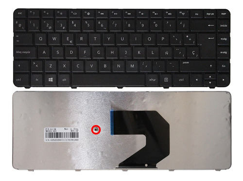 Teclado Hp Compaq Cq43 Pavilion G6-1223tx Negro Español