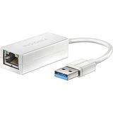 Insignia - Usb 3.0-a-gigabit Ethernet Adapter - White.