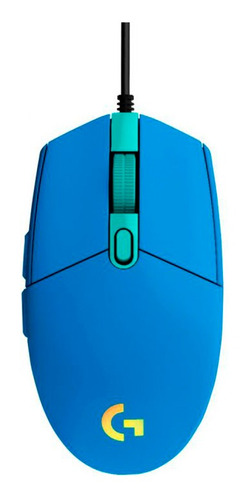 Mouse Gamer Logitech G203 Lightsync 8000 Dpi 6 Botones Azul