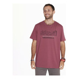 Polera M/c Merrell T-shirt Short Sleeve Burdeo Hombre