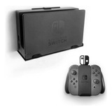 Soporte Base Pared Dock Nintendo Switch + Soporte De Grip 