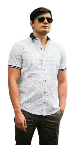 Camisa Estampada Manga Corta