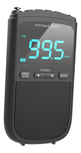 Radio Digital Pequeña Radio De Bolsillo Para Personas
