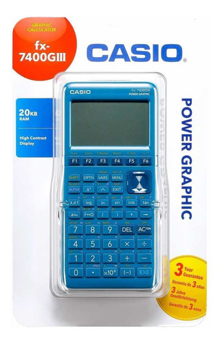 Calculadora Gráficadora Casio Fx-7400 Glll Nuevo Modelo Orig