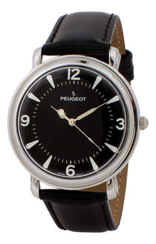 Peugeot Reloj De Vestir De Metal Con Caja Delgada Para Hombr