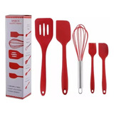 Kit De 5 Utencilios De Cocina De Silicona Muy Practicos