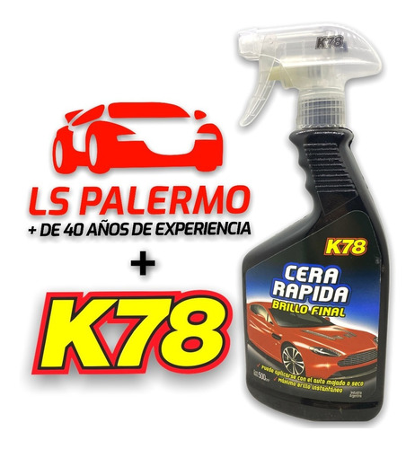 Cera Auto Brillo Final Spray 500ml Con Gatillo Para Autos