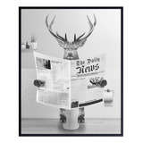 Bathroom Decor For Men - Bathroom Wall Art & Decor - Deer Wa